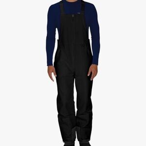 Arctix Men's Essential Insulated Bib Overalls, Black Warm Winter Ski Suit M